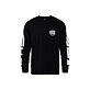 Horsefeathers triko Tall Typo LS - black