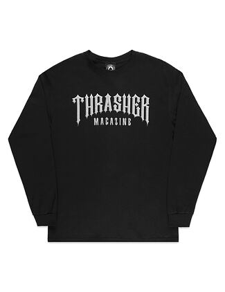 Thrasher triko Low Low LS - black