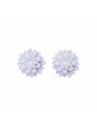 Flowerski náušnice - snow white