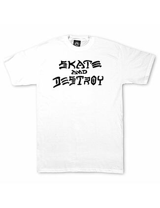 Thrasher triko Skate and Destroy SS - white