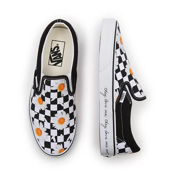 Vans boty Classic Slip-On - love me/love me not/daisy/true white