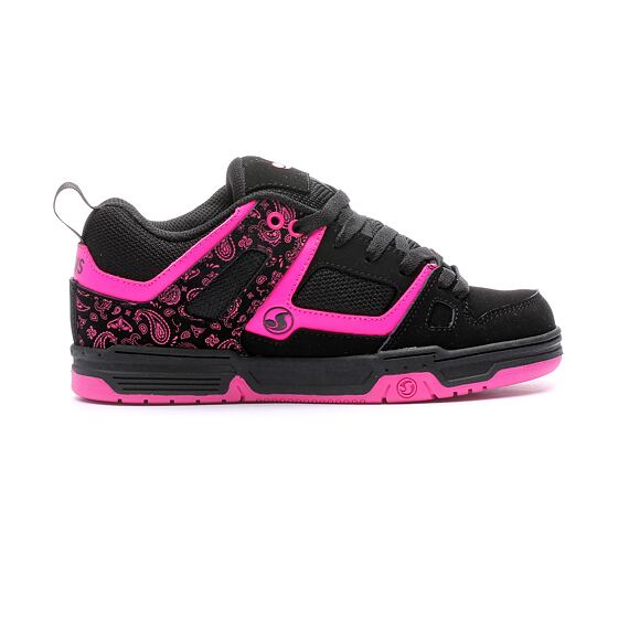 DVS dámské boty Gambol - black/pink/black/nubuck