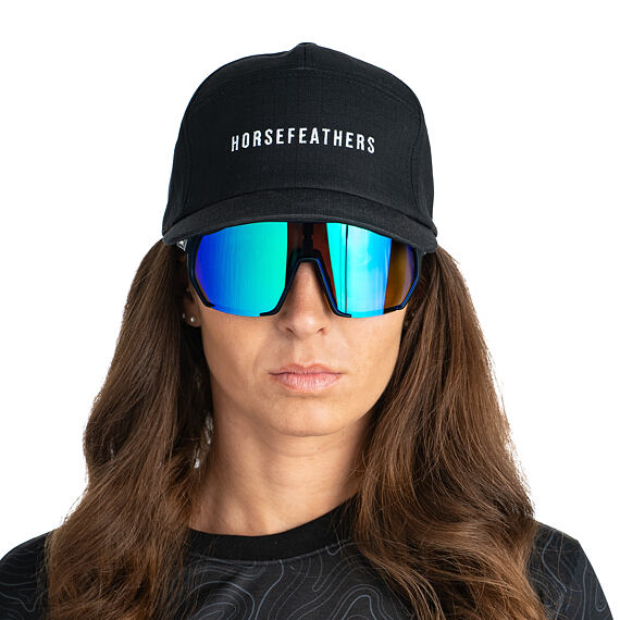 Horsefeathers cyklistické brýle Archie - black/mirror green