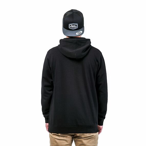 Horsefeathers mikina Bram atrip - black
