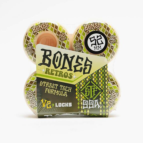 Bones skate kolečka Retros STF V2 Locks 99A - white