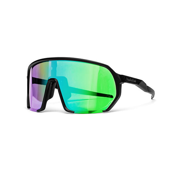 Horsefeathers cyklistické brýle Archie - black/mirror green
