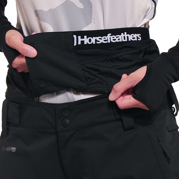 Horsefeathers kalhoty Lotte II - black
