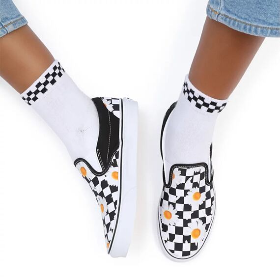 Vans boty Classic Slip-On - love me/love me not/daisy/true white