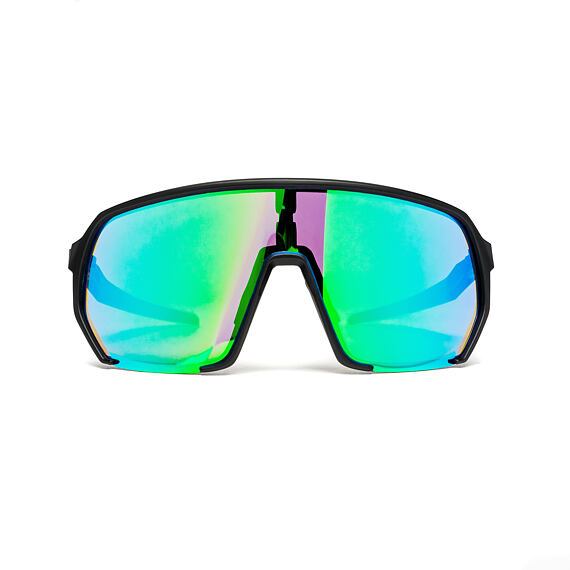 Horsefeathers cyklistické brýle Archie - black/mirror green