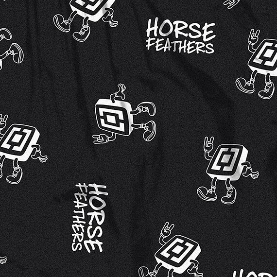 Horsefeathers trenýrky Frazier - logoman