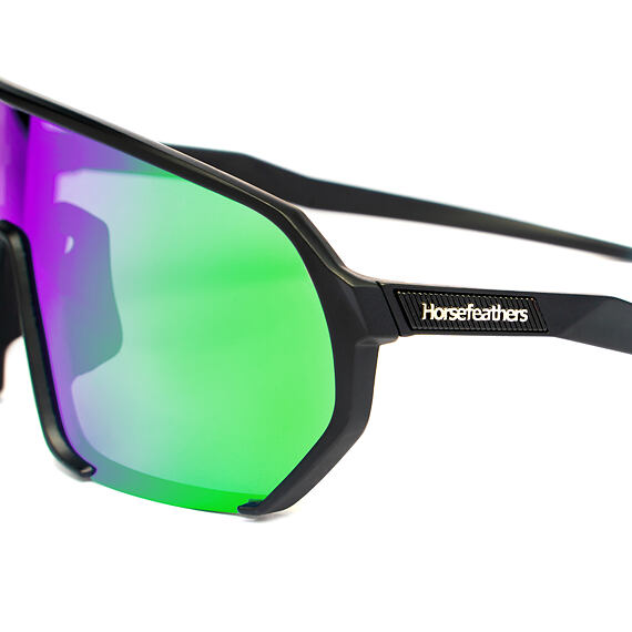 Horsefeathers cyklistické brýle Archie - black/mirror green